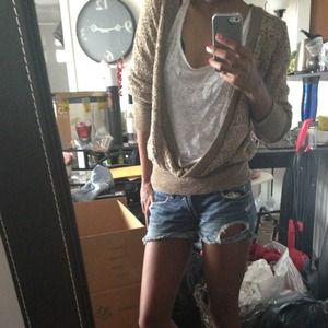 Tops - 🚫Sold🚫Brown lightweight summer sweater can fit Tops - 🚫Sold🚫Brown lightweight summer sweater can fit