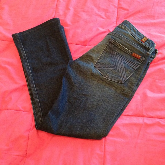 7 FOR ALL MANKIND! Flynt cut jeans! Semi lightwash - Picture 1 of 4
