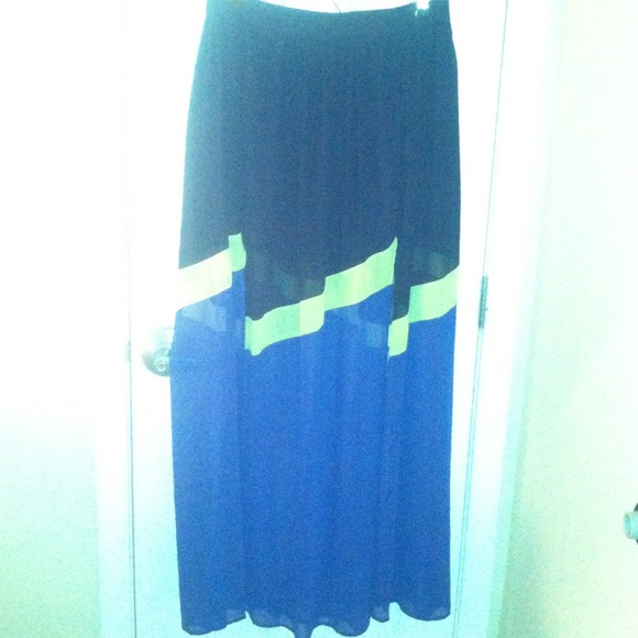 3 tone maxi skirt