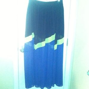 3 tone maxi skirt