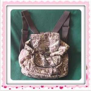 ✅SALE✅ 🌻Cute Brown Fabric Backpack🌻