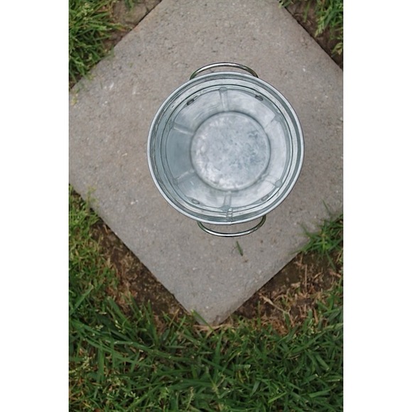 Embossed Metal Pot - Picture 3 of 3