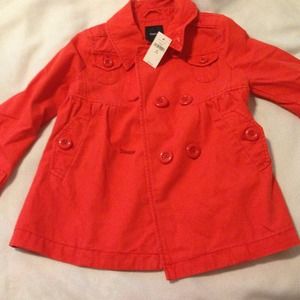 Kids orange gap jacket (new)