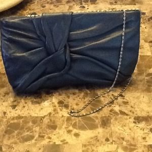 Navy blue clutch