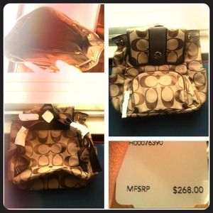 Coach signature backpack Brand new