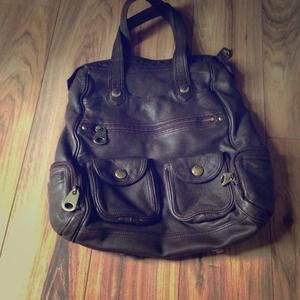 Brown Marc Jacobs bag.