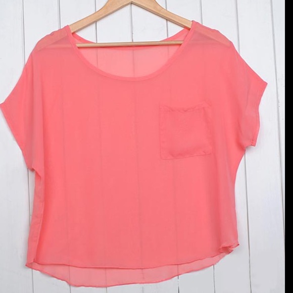 hi low coral shirt >>>[2 available]<<<reduced