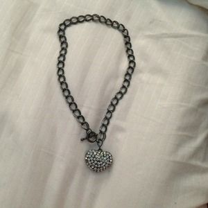 Heart chain necklace