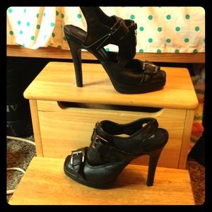 Miss Me  strappy/buckle heels