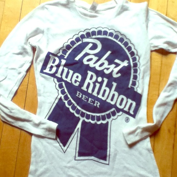 Pabst beer long sleeve thermal top