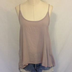 ❌SOLD Brandy Melville Lilac Low Scoop Tank Tank