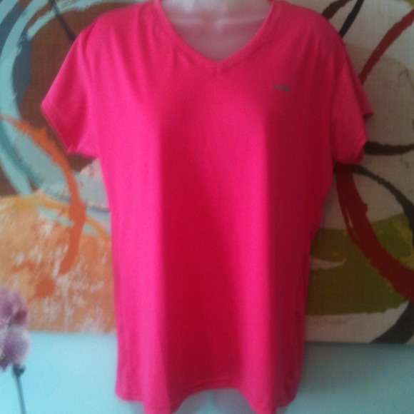 Hot pink work out shirt