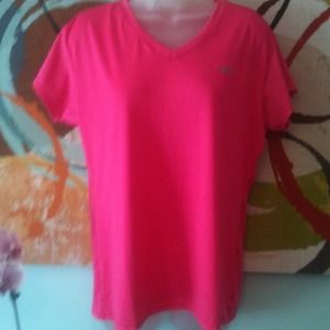 Hot pink work out shirt