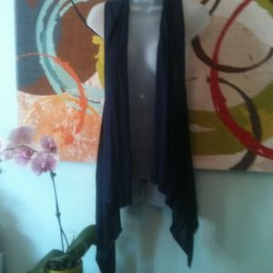 **Sold**NWOT Long sleeveless cardigan