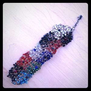 Chico's multicolor mesh bracelet | Free w/purchase