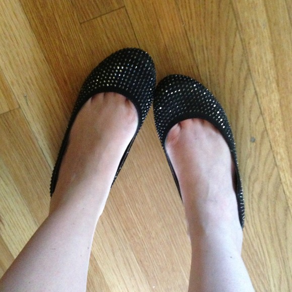 Black rhinestone shoes - Picture 2 of 3