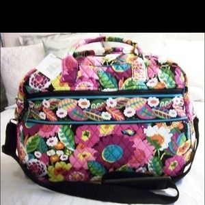 Like New Vera Bradley Weekender- VaVaBloom