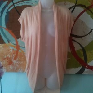 Bundle  sleeveless cardigan/ white halter tank