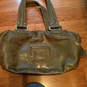 Grey guess purse