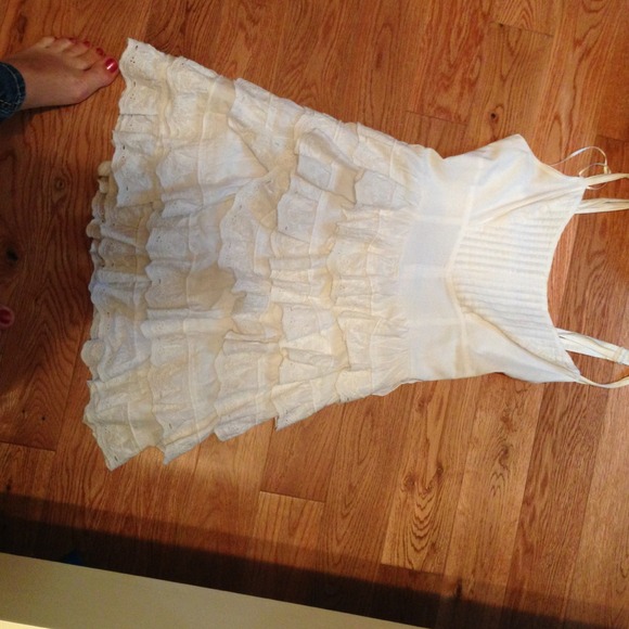 White guess summer dress