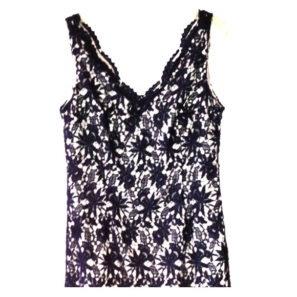 Ann taylor navy blue dress