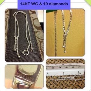 💢SOLD💢@ angelicface128-14KT/10 genuine diamonds