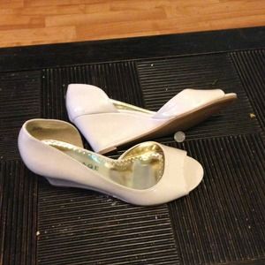 Nude Rampage open toe wedges! Brand new!!'