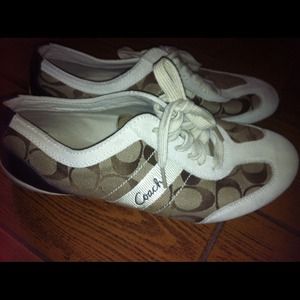 Authentic coach tennis shoes(marked down )