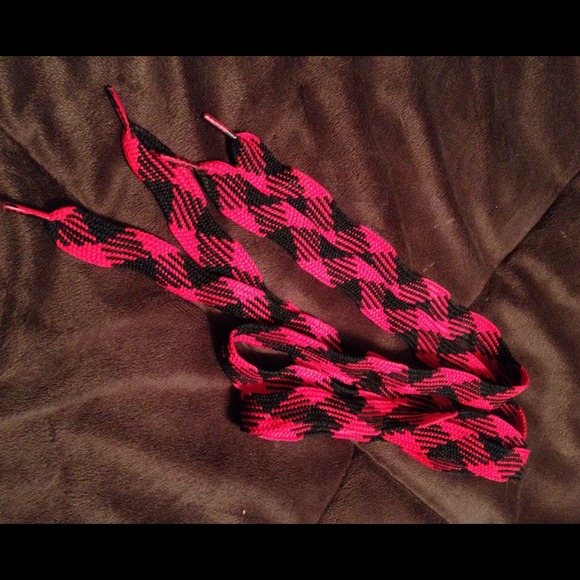 New Red and Black Shoe Laces.  BUNDLE