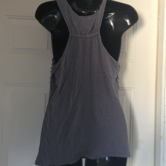 💥SOLD💥Grey sequin top - Picture 3 of 4