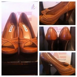 Brown Holton American Eagle Heels