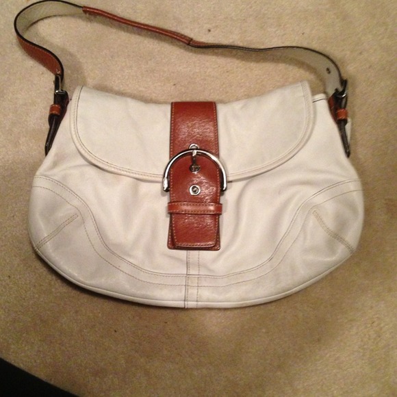 Off white Coach purse