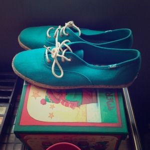 Keds aqua blue shoes