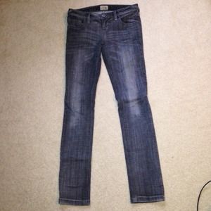 Free People gray skinny jeans