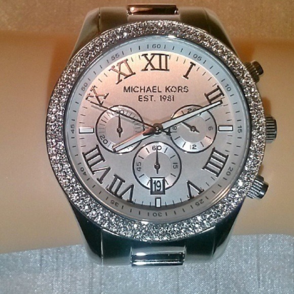 Michael Kors Oversized 45mm Uptown Glitz Watch