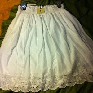Summer white skirt!