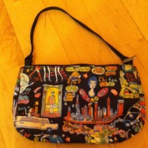 Lesportsac downtown nyc themed handbag