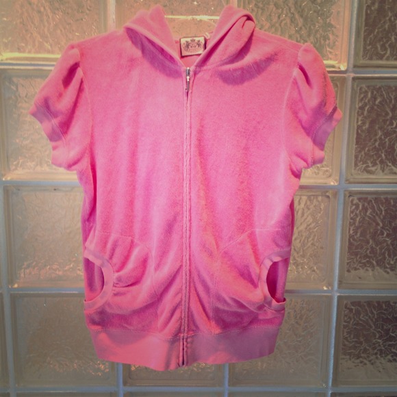 Juicy Couture short sleeve terry cloth jacket