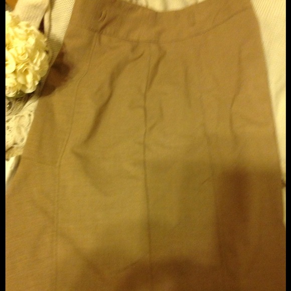 Tan Skirt / Great Deal!