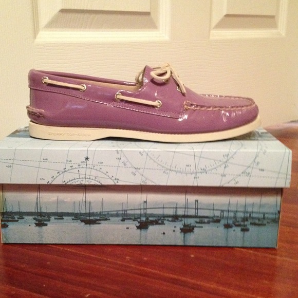 Sperry Orchid Patent Leather 9.5M