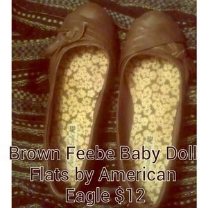 Brown American Eagle flats