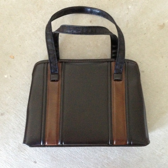 1960's vintage brown leather bag