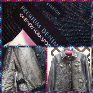 Jones Newyork Sport Premium Denim Stretch Jacket