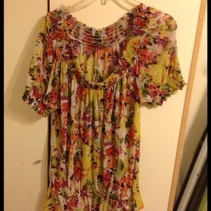 Multi Color Spring Blouse