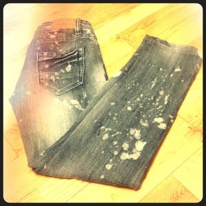 Grey Bleached Rue 21 Premiere Jeans