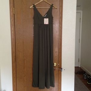 Olive Green Maxi Dress