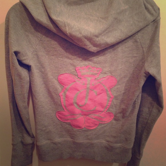 Juicy Couture grey princess hoody