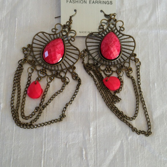 Long earrings reduced - Picture 3 of 4