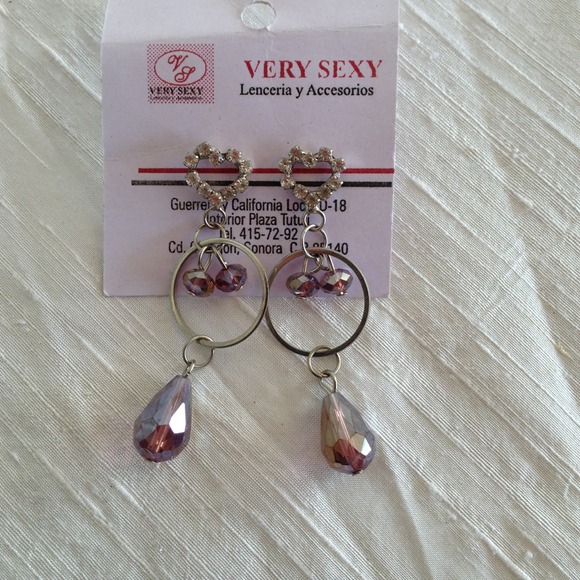 Silver earrings