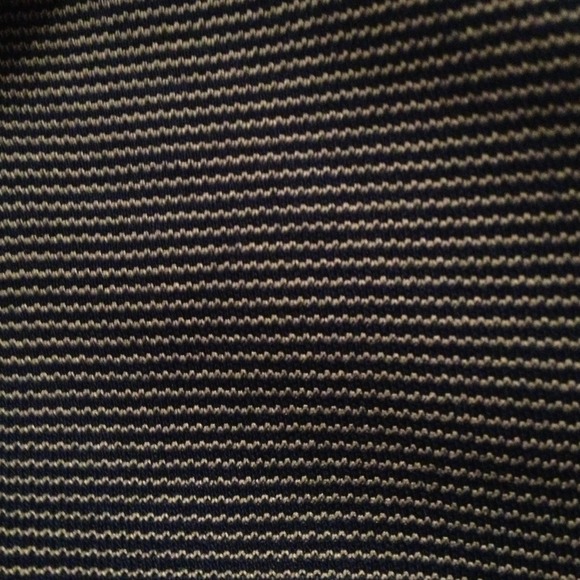 Cobalt blue and white small strip xxl collard - Picture 2 of 2
